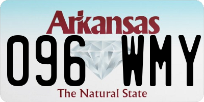 AR license plate 096WMY