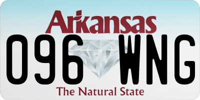AR license plate 096WNG