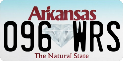 AR license plate 096WRS