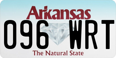AR license plate 096WRT