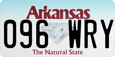 AR license plate 096WRY