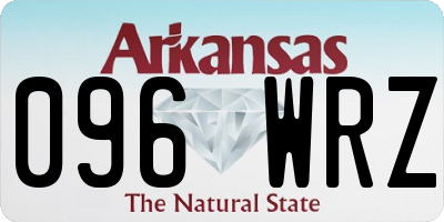 AR license plate 096WRZ