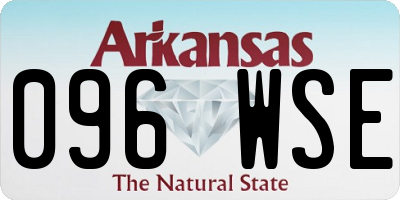 AR license plate 096WSE