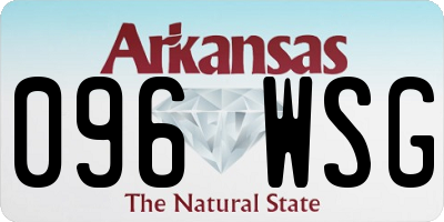 AR license plate 096WSG