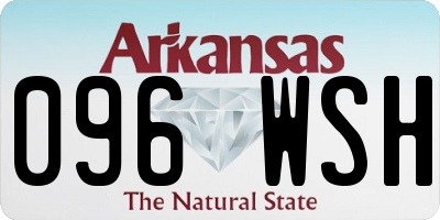 AR license plate 096WSH