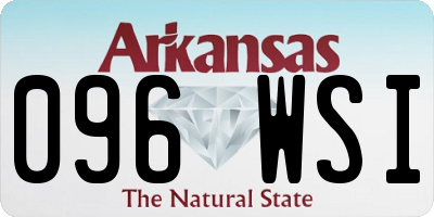 AR license plate 096WSI