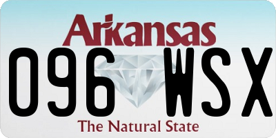 AR license plate 096WSX