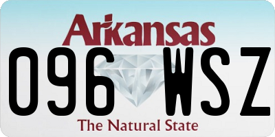 AR license plate 096WSZ