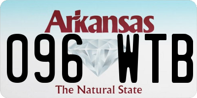 AR license plate 096WTB
