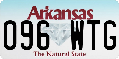 AR license plate 096WTG