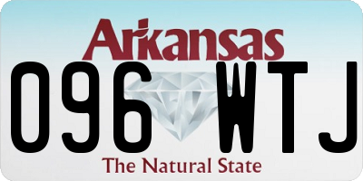 AR license plate 096WTJ