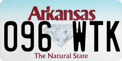 AR license plate 096WTK