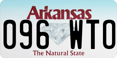 AR license plate 096WTO
