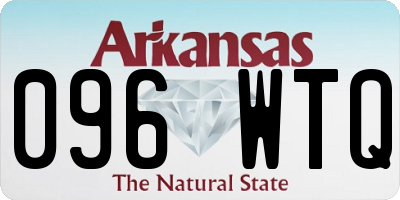 AR license plate 096WTQ
