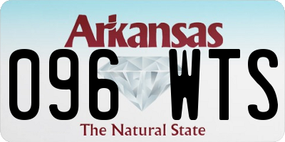 AR license plate 096WTS