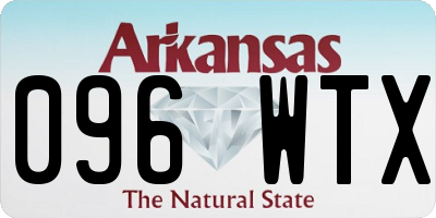 AR license plate 096WTX