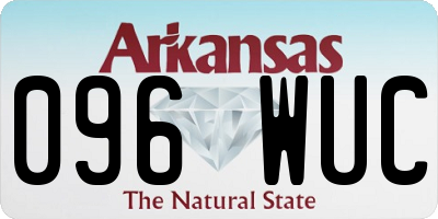 AR license plate 096WUC