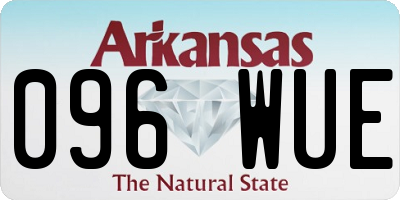 AR license plate 096WUE