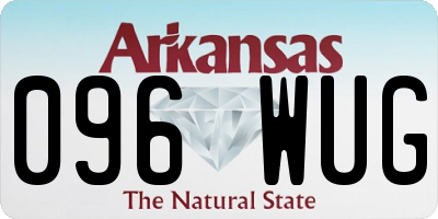 AR license plate 096WUG