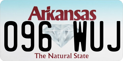 AR license plate 096WUJ