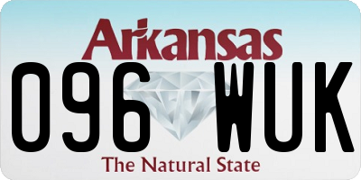 AR license plate 096WUK