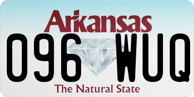 AR license plate 096WUQ