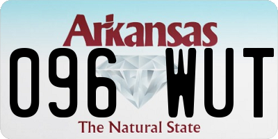 AR license plate 096WUT