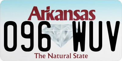 AR license plate 096WUV