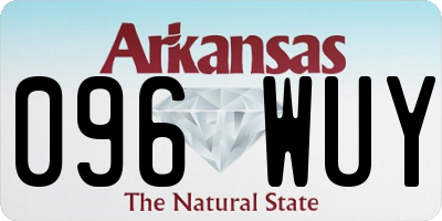AR license plate 096WUY