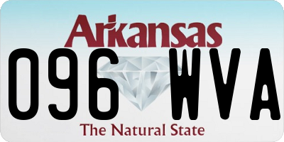 AR license plate 096WVA