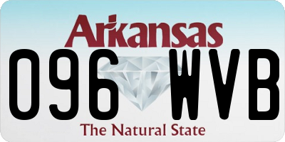 AR license plate 096WVB