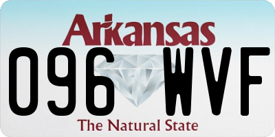 AR license plate 096WVF