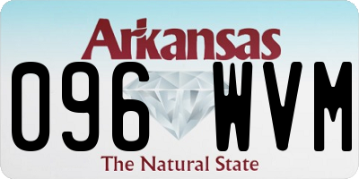 AR license plate 096WVM