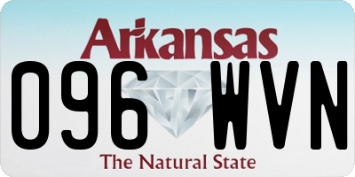 AR license plate 096WVN