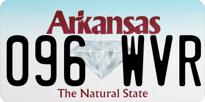 AR license plate 096WVR
