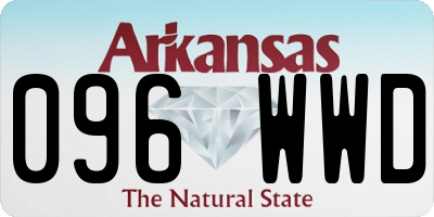 AR license plate 096WWD