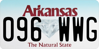 AR license plate 096WWG