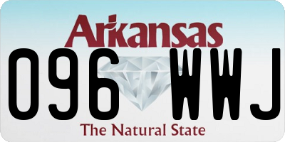 AR license plate 096WWJ