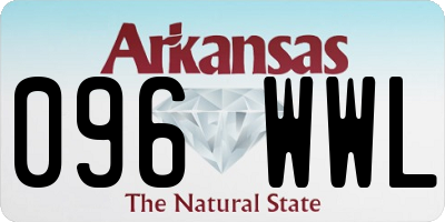 AR license plate 096WWL