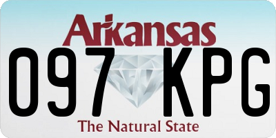 AR license plate 097KPG