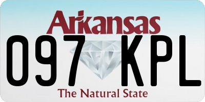 AR license plate 097KPL