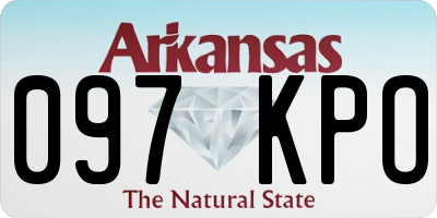 AR license plate 097KPO