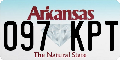 AR license plate 097KPT