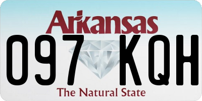 AR license plate 097KQH