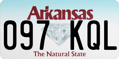 AR license plate 097KQL