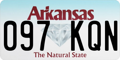 AR license plate 097KQN