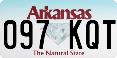 AR license plate 097KQT