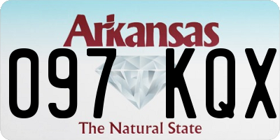 AR license plate 097KQX