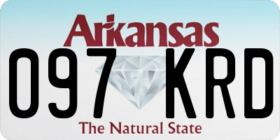 AR license plate 097KRD