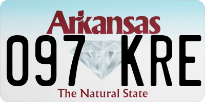 AR license plate 097KRE